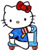 GIF animado (18131) Hello kitty glitter