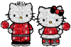 GIF animado (18138) Hello kitty glitter