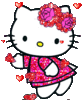 GIF animado (18140) Hello kitty glitter