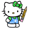 GIF animado (18170) Hello kitty glitter