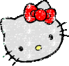 GIF animado (18172) Hello kitty glitter
