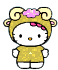 GIF animado (18184) Hello kitty glitter
