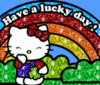 GIF animado (18195) Hello kitty glitter