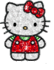 GIF animado (18197) Hello kitty glitter