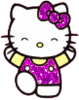 GIF animado (18210) Hello kitty glitter
