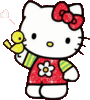 GIF animado (18217) Hello kitty glitter