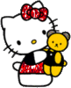 GIF animado (18218) Hello kitty glitter