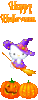 GIF animado (18235) Hello kitty halloween