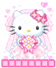 GIF animado (18374) Hello kitty vestido novia