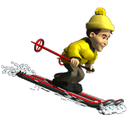 GIF animado (15703) Hombre esquiando