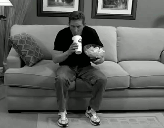 Imagen GIF de Hombre torpe animado