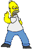 GIF animado (19189) Homer simpson