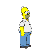 GIF animado (19190) Homer simpson