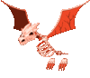 GIF animado (21919) Huesos dragon rojo