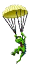 GIF animado (16316) Iguana paracaidista