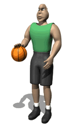 GIF animado (15282) Jugador baloncesto profesional