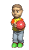 GIF animado (15446) Jugador bolos