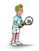 GIF animado (16645) Jugador de tenis
