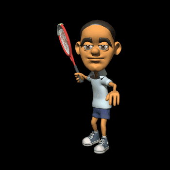 GIF animado (16648) Jugador de tenis