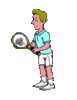 GIF animado (16652) Jugador de tenis