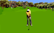 GIF animado (16143) Jugador golf green