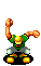 GIF animado (15352) Jugador verde saltando