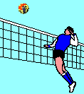 GIF animado (16793) Jugador voleibol mate