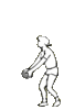 GIF animado (16794) Jugador voleibol saque