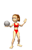 GIF animado (16796) Jugador voley playa