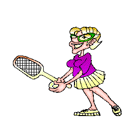 GIF animado (16656) Jugadora de tenis