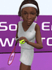 GIF animado (16657) Jugadora de tenis