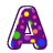 GIF animado (24344) Letra a