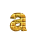 GIF animado (25850) Letra a amarilla ladrillo