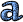 GIF animado (27707) Letra a azul