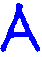 GIF animado (27940) Letra a azul