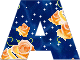 GIF animado (28150) Letra a estrellas rosas mayuscula