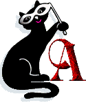 GIF animado (29875) Letra a gatita