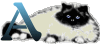 GIF animado (29953) Letra a gato angora