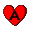 GIF animado (27129) Letra a mini corazon