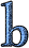 GIF animado (27708) Letra b azul