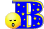 GIF animado (28044) Letra b azul