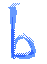 GIF animado (28097) Letra b azul