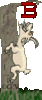 GIF animado (29129) Letra b cabra