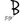 GIF animado (29850) Letra b cachorro gato