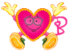 GIF animado (26562) Letra b corazon
