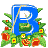 GIF animado (27042) Letra b flores