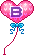 GIF animado (27078) Letra b globos romanticos
