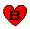 GIF animado (27130) Letra b mini corazon