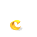 GIF animado (25742) Letra c amarilla saltando