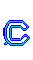 GIF animado (27414) Letra c azul